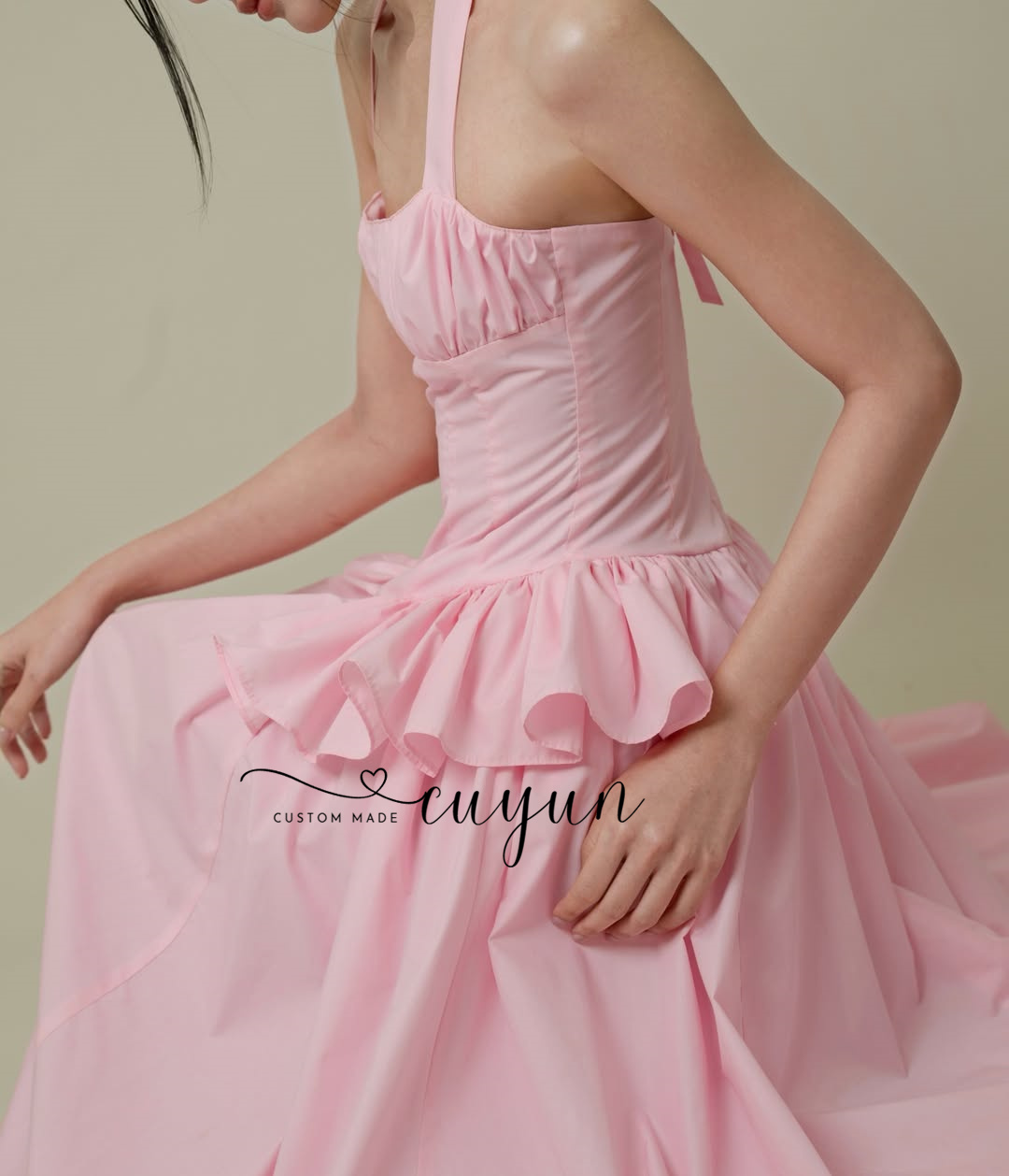 CUYUN Customized Women Summer  - Women'S Semi Formal Evening Wear ulasan dan harga