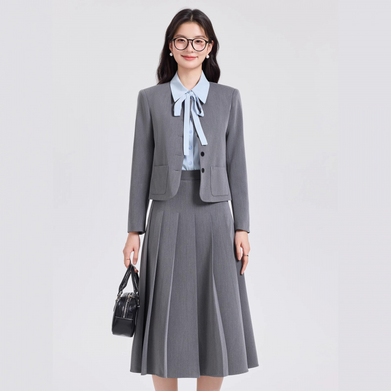 Gray Short Suit Set for Women  - Women Formal Wear Interview ulasan dan harga