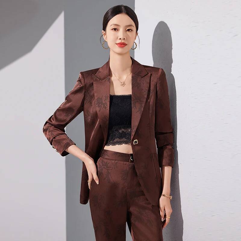 High Quality Fabric Formal Pan - Women'S Formal Wear Pantsuits ulasan dan harga