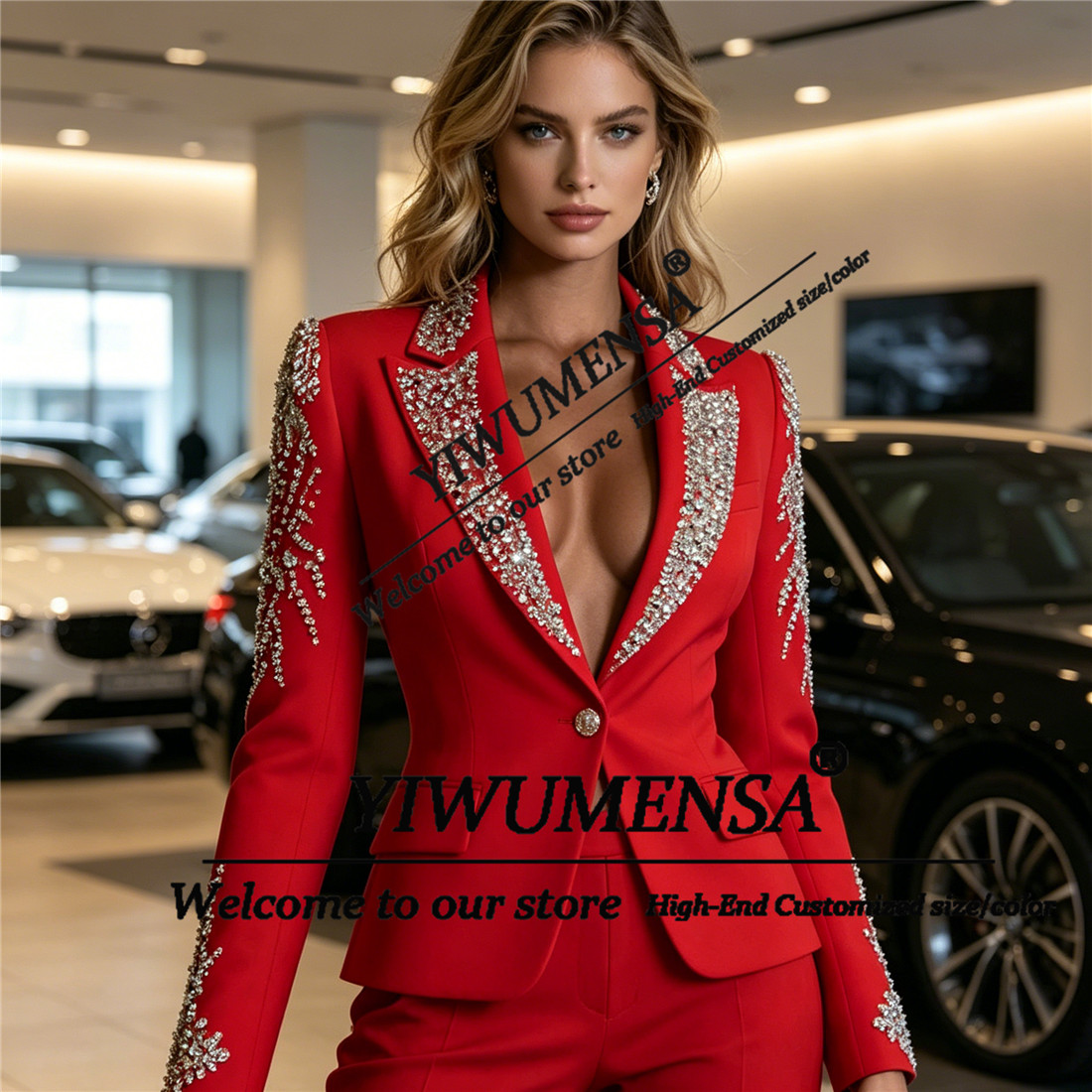 Luxury Women Suits 2 Pieces Se - Women Formal Wear Blazers ulasan dan harga