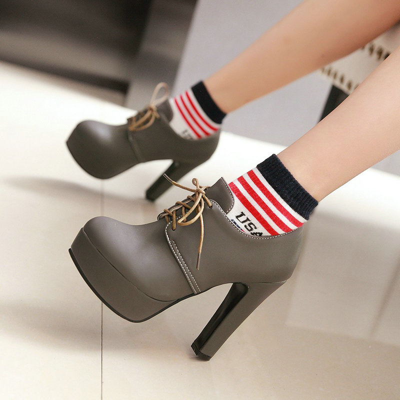 Round Toe Brown Black Gray Lac - Vintage Women'S Formal Wear ulasan dan harga