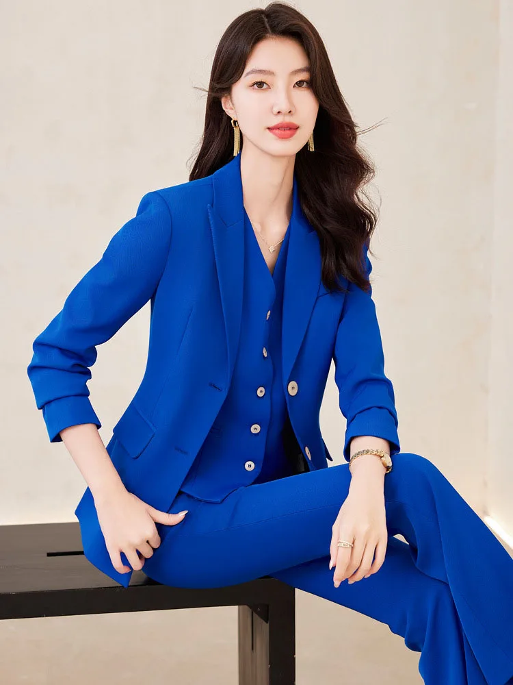 Pop High Quality Fabric Formal - Women'S Formal Wear Pantsuits ulasan dan harga