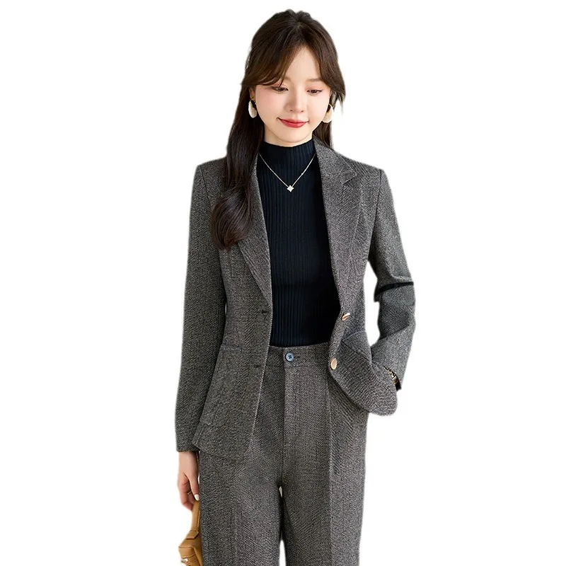 Pop High Quality Fabric Velvet - Women'S Formal Wear Pantsuits ulasan dan harga