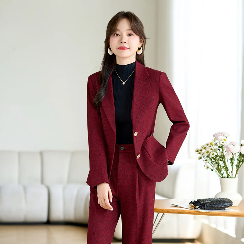 Pop High Quality Fabric Velvet - Women'S Formal Wear Pantsuits ulasan dan harga