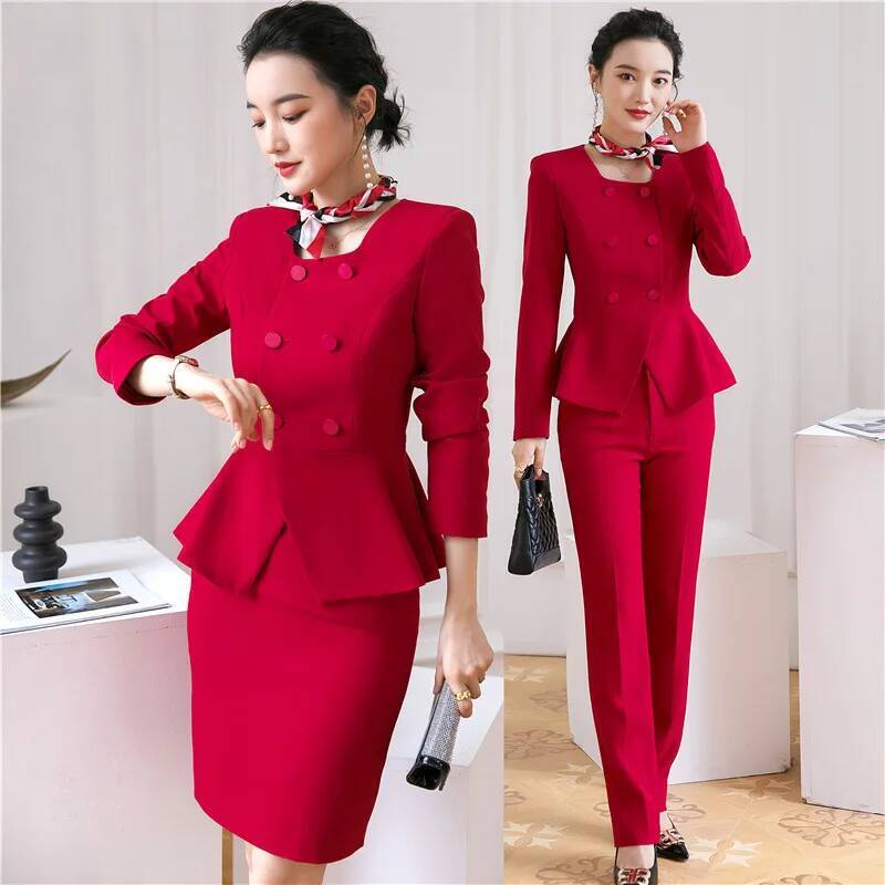 Elegant Women Business Work We - Women'S Formal Wear Pantsuits ulasan dan harga