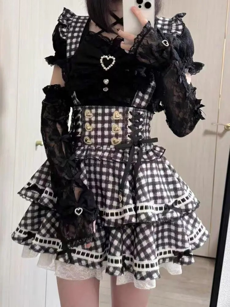 Summer Japanese Gothic Y2k Lol - Vintage Women'S Formal Wear ulasan dan harga