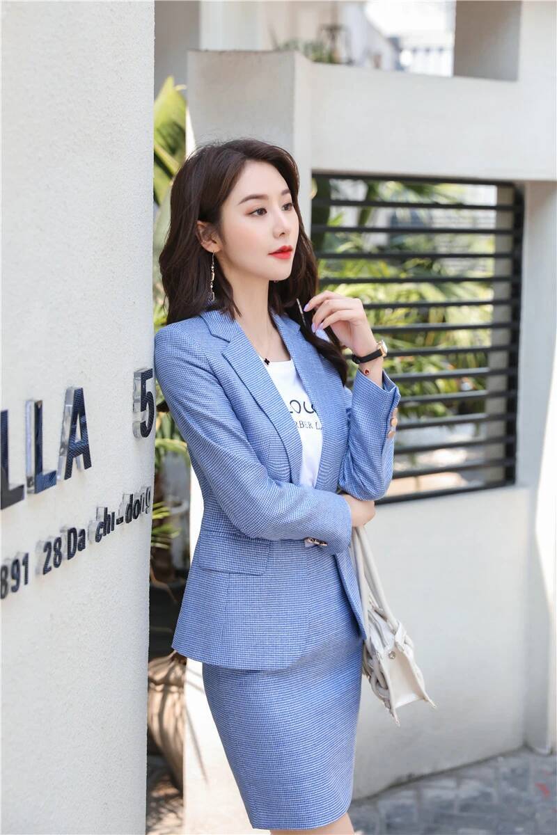 Novelty Green Uniform Designs  - Women'S Formal Wear Pantsuits ulasan dan harga