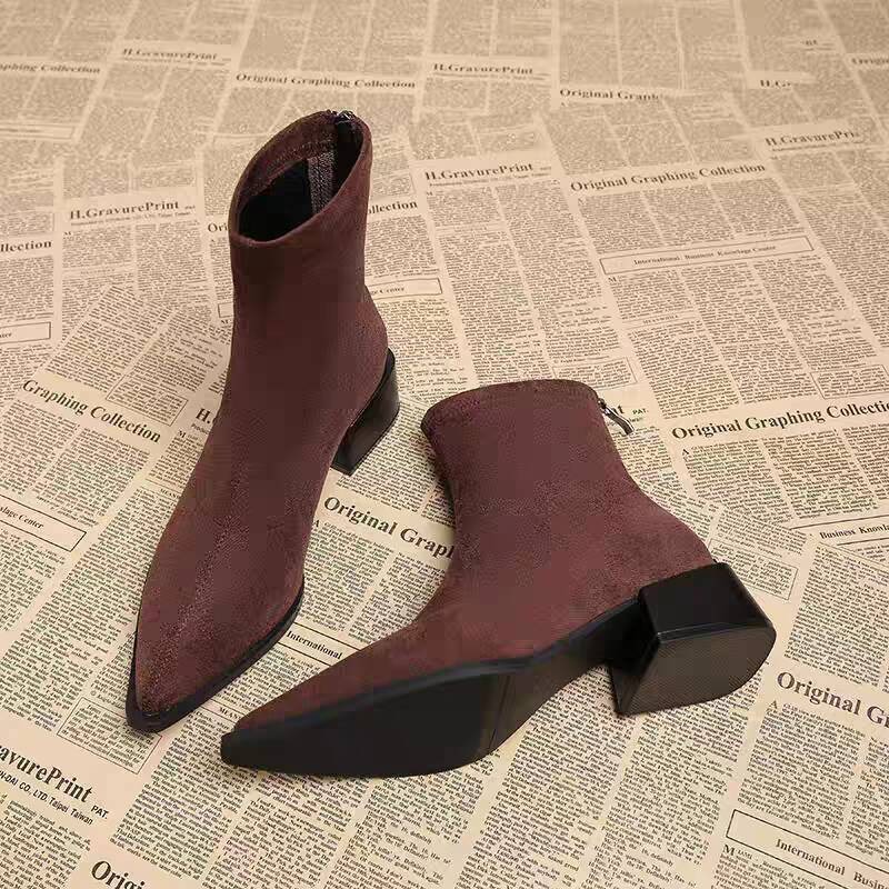 New Low Heel Women Mordern Ank - Vintage Women'S Formal Wear ulasan dan harga