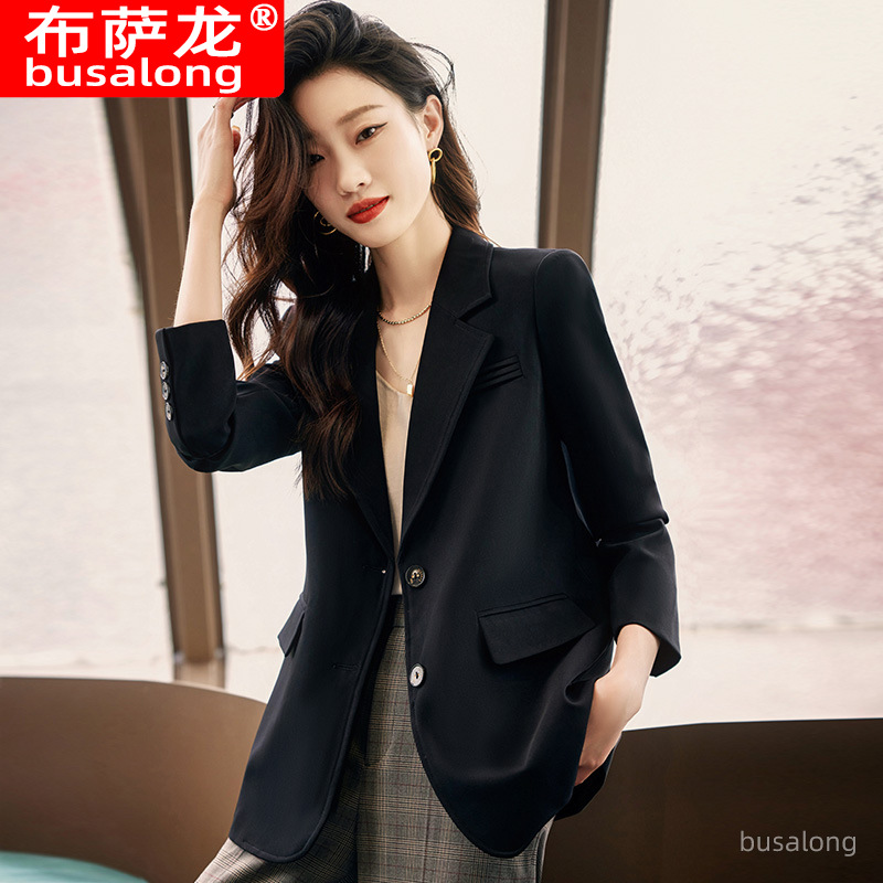 Blazer Jacket Autumn Winter Wo - Women Formal Wear Interview ulasan dan harga