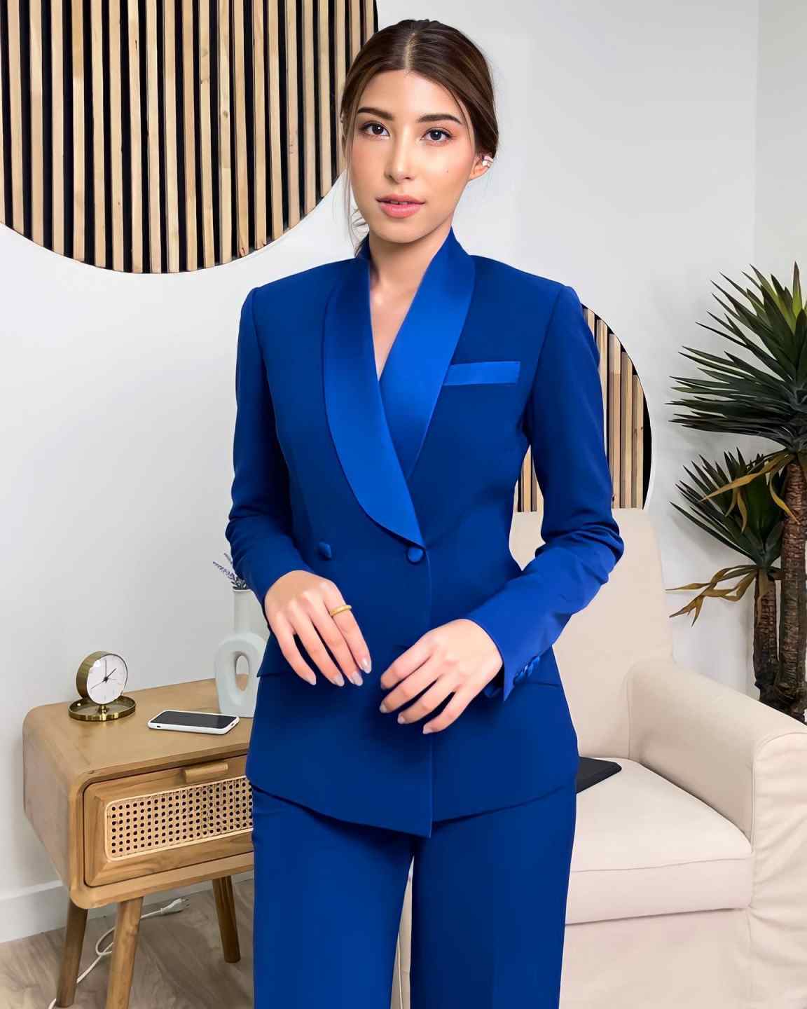 Royal Blue Women Jacket Sets C - Women'S Formal Jackets To Wear With Dresses ulasan dan harga