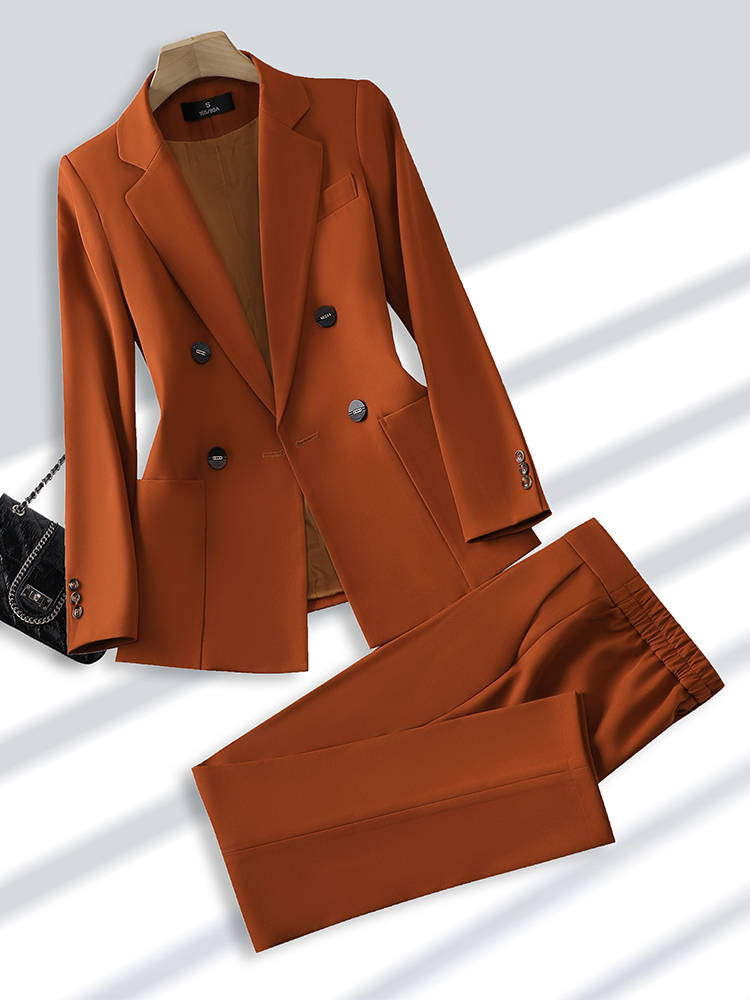 Fashion Ladies Pant Suit Forma - Women Formal Wear Blazers ulasan dan harga