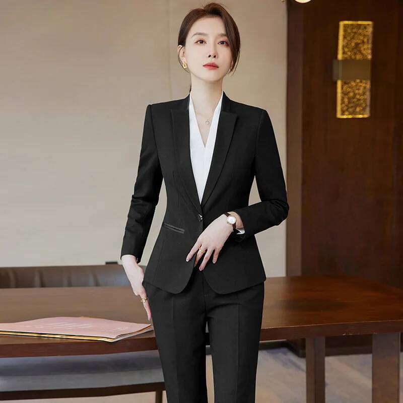 Ladies Office Work Wear Suits  - Women'S Formal Wear Pantsuits ulasan dan harga