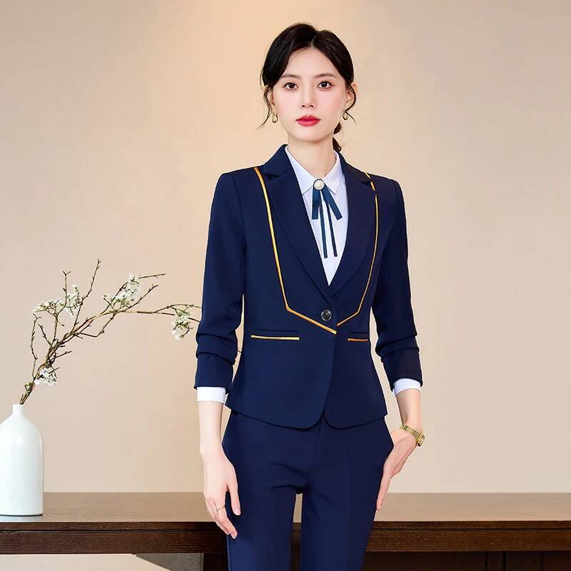Ladies Office Work Wear Suits  - Women'S Formal Wear Pantsuits ulasan dan harga