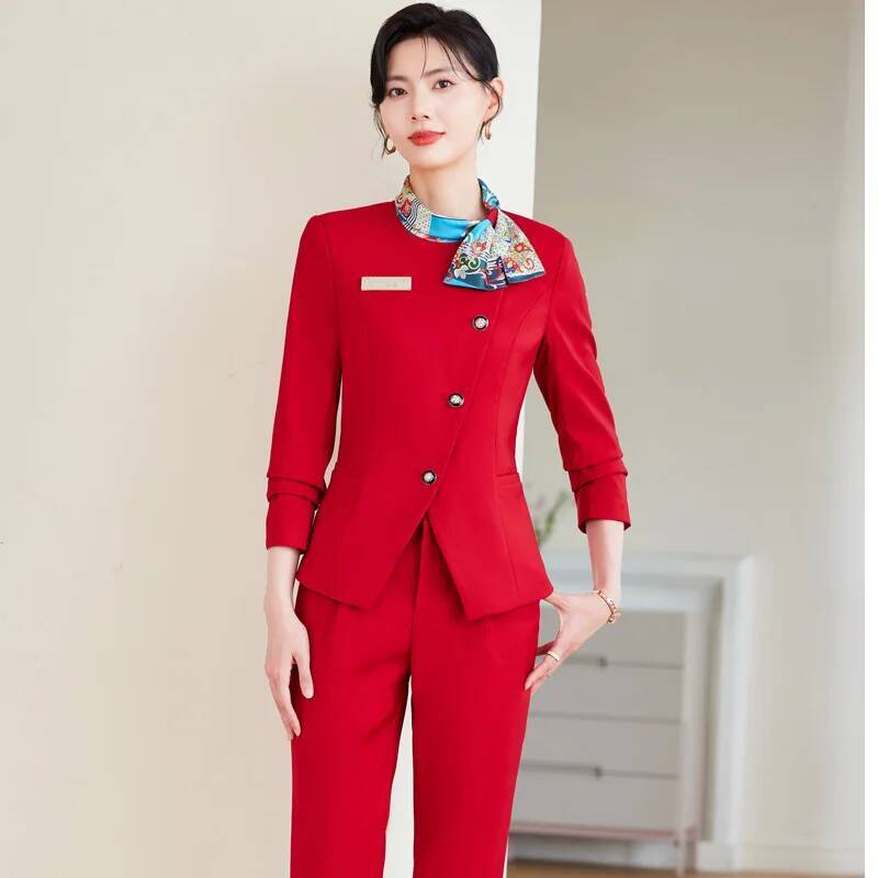 Plus Size Formal Elegant Style - Women'S Formal Wear Pantsuits ulasan dan harga