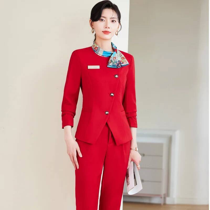 Plus Size Formal Elegant Style - Women'S Formal Wear Pantsuits ulasan dan harga