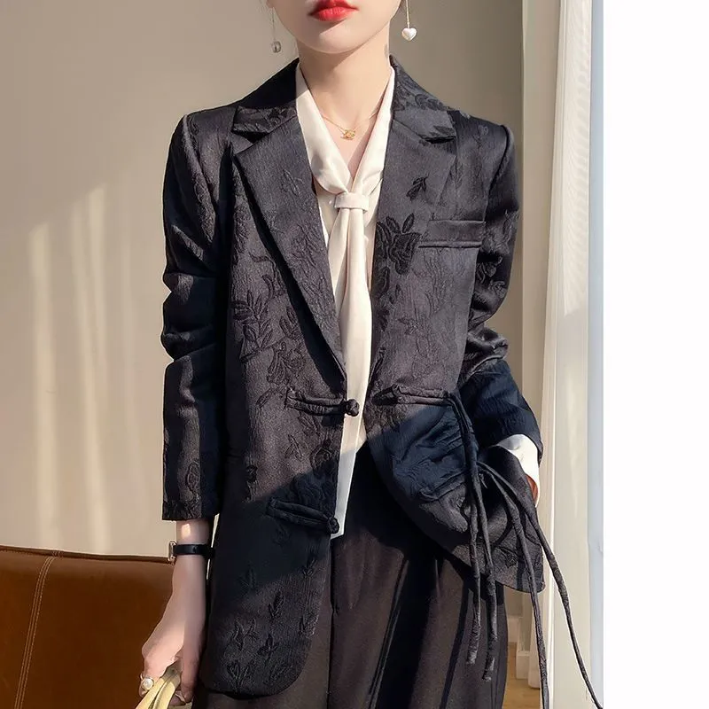 Women's White Textured Blazer  - Women Formal Wear Blazers ulasan dan harga