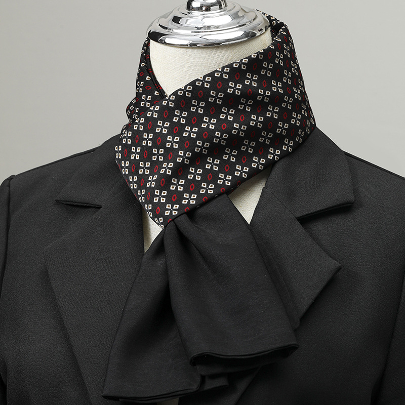 Men's Scarf Imitation Silk Nec - Scarf Silk Neck ulasan dan harga