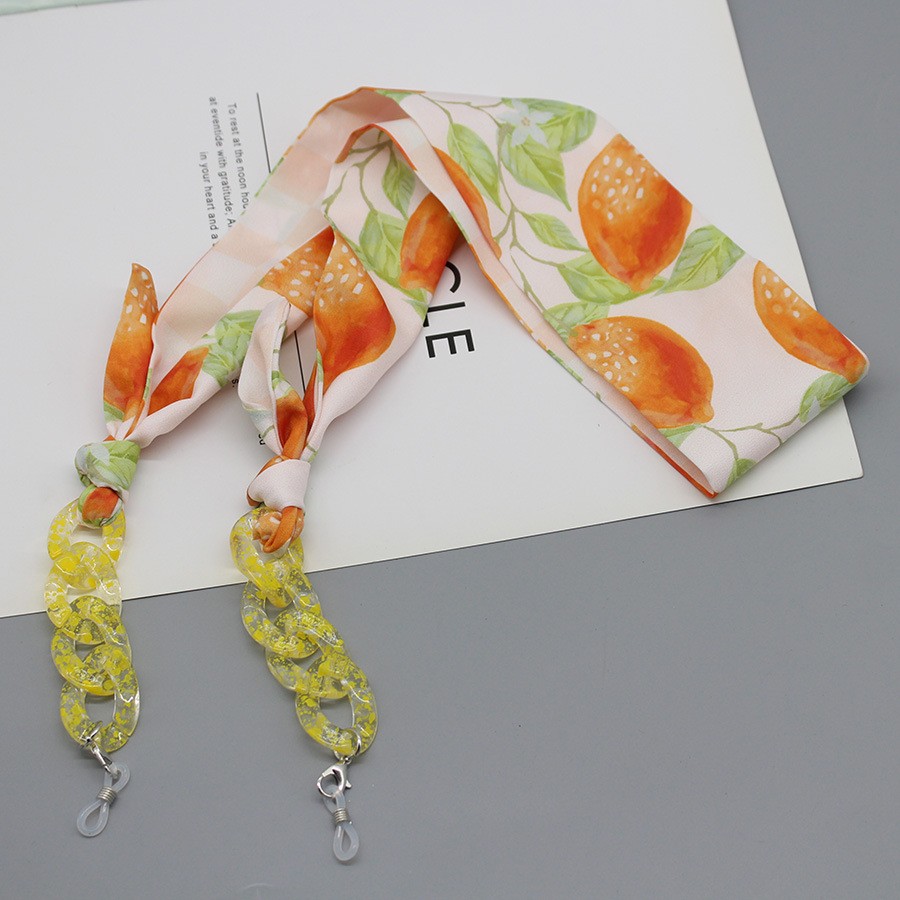 Bohemia Print Silk Scarf Glass - Scarf Silk Neck ulasan dan harga