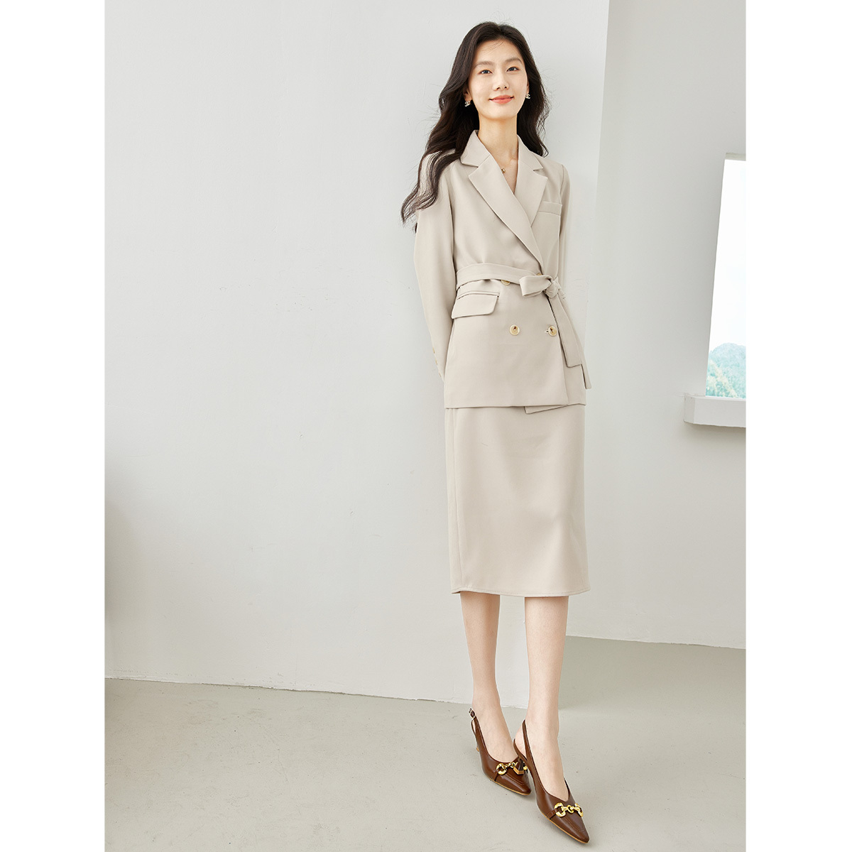 VIMLY Women's Two Piece Set 20 - Women Formal Wear For Office ulasan dan harga