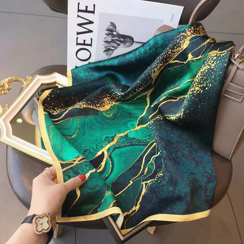 70x70cm Women Scarf Silk Feeli - Scarf Silk Neck ulasan dan harga