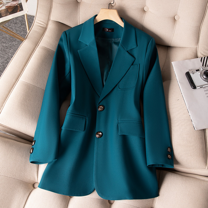 Blue Black Green Women Formal  - Women Formal Wear Blazers ulasan dan harga
