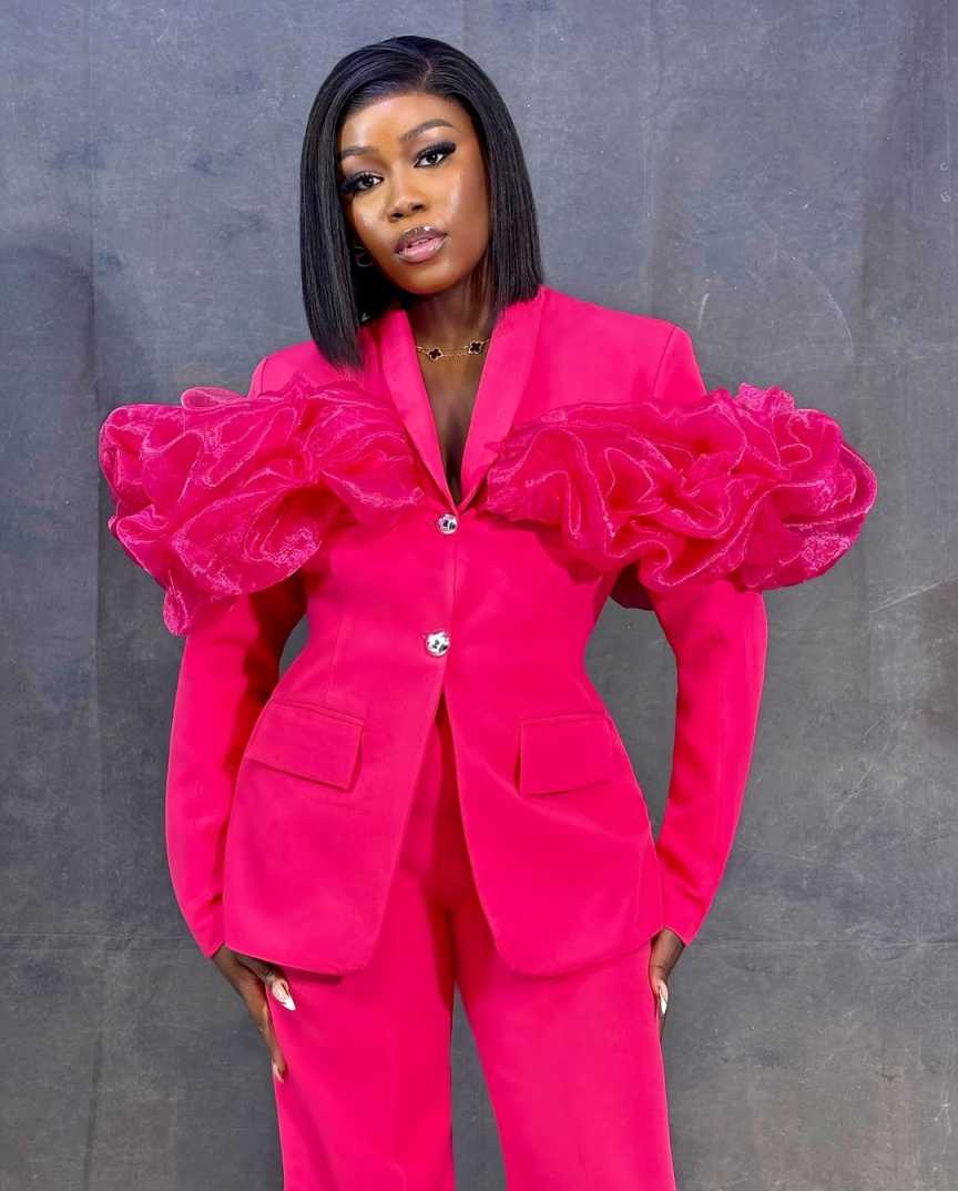 Customized Hot Pink Women Pant - Women'S Formal Jackets To Wear With Dresses ulasan dan harga