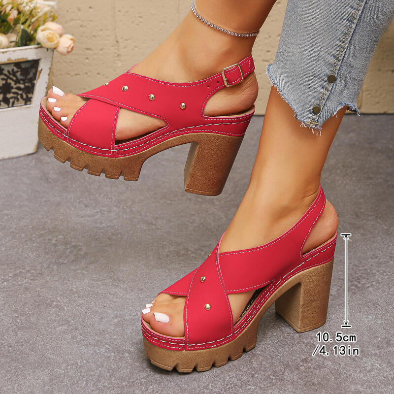Vintage Super High Heel Cross  - Vintage Women'S Formal Wear ulasan dan harga