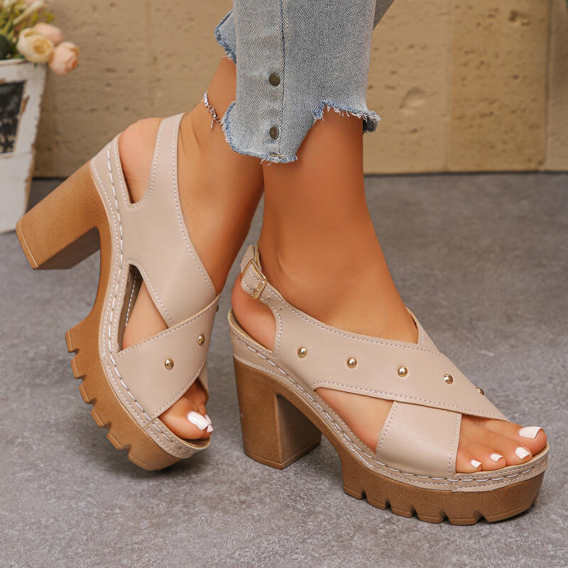 Vintage Super High Heel Cross  - Vintage Women'S Formal Wear ulasan dan harga