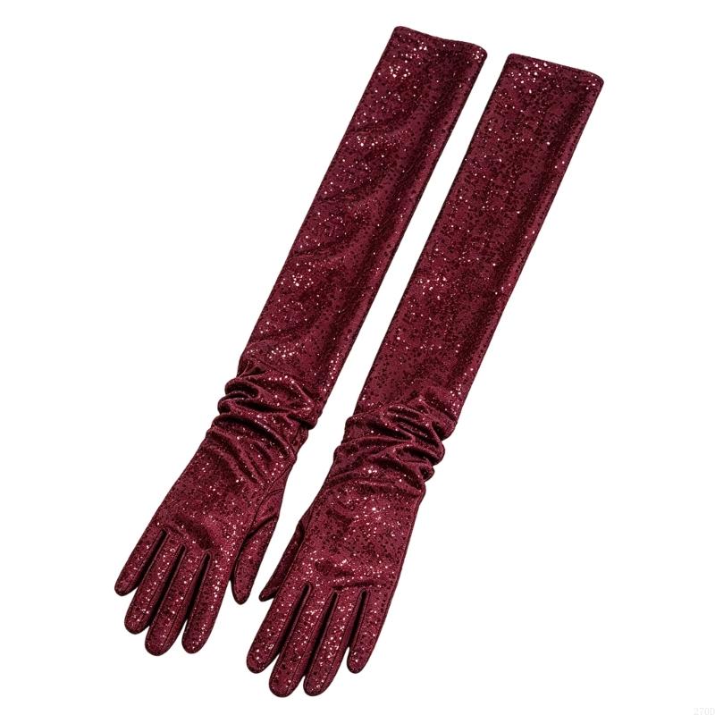 Long Formal Gloves with Sequin - Women Formal Wear Look ulasan dan harga